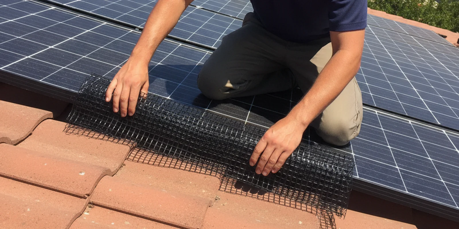 Solar Panel Bird Proofing in Sacramento, CA